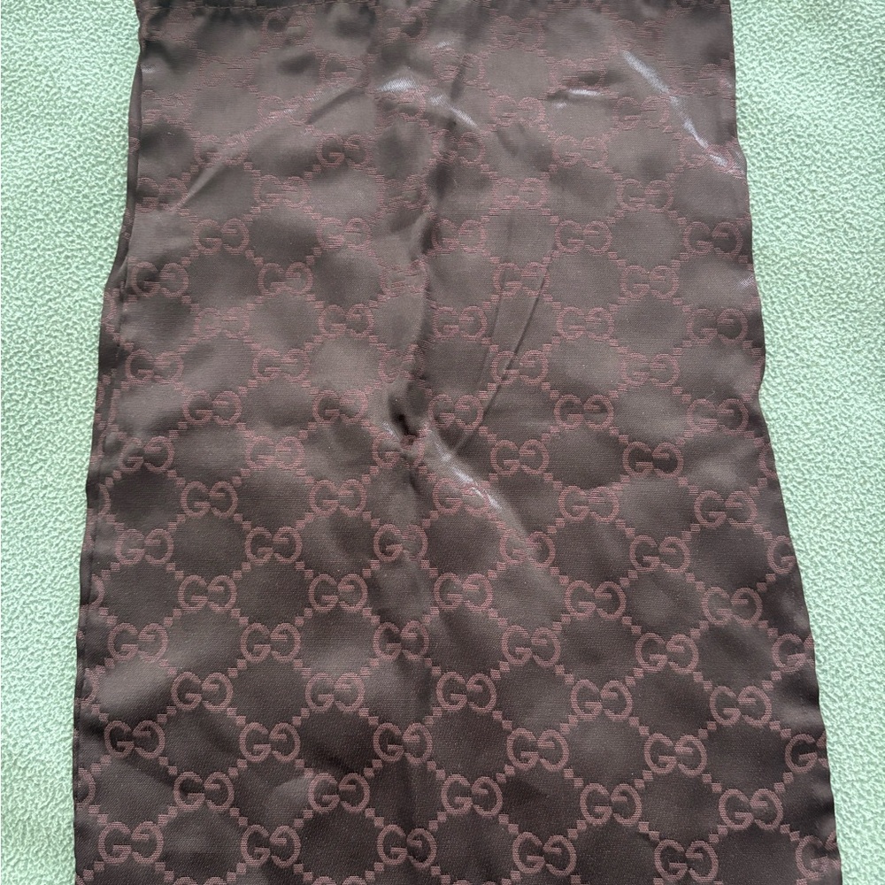Gucci Dark Brown GG Pattern Dust Bag- small